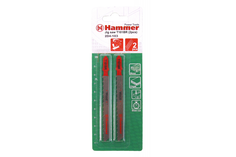 Пилка для лобзика Hammer Flex 204-103 JG WD T101BR др.пл, 74мм, шаг 2.5, обр.зуб, HCS, 2ш