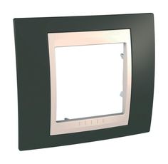 Рамка Unica ХАМЕЛЕОН 1-постовая, какао/беж, MGU6.002.571 Schneider Electric