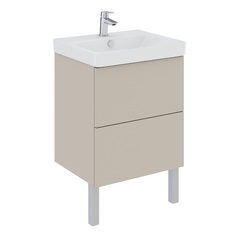 Тумба с раковиной в ванную AQUATON 1A288201UN4A0 Юнит 55 капучино, Адриана 55