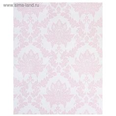 Обои бумажные "Каролина", сиреневые, 0,53 x 10,05 м No Brand