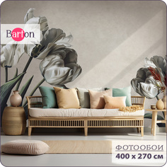 Фотообои на стену флизелиновые 3d Цветы Тюльпаны 400х270 см Bartonwall F093-B