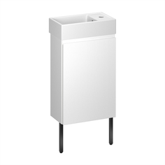 Подвесная тумба с раковиной и ножками для ванной Wellsee WC Area 221801005 в наборе 3 в 1