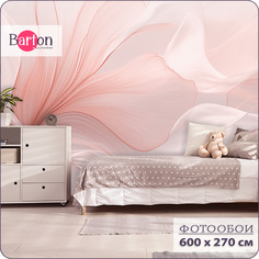 Фотообои флизелиновые 3d Bartonwall Абстракция Цветы 600х270 см M24006-P
