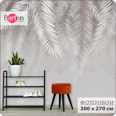 Фотообои флизелиновые 3d Bartonwall Пальмовые листья 300х270 см M20803-G