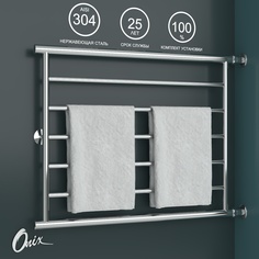 Полотенцесушитель Водяной Onix Sirius Direct Right 600x800 прямое подключение справа Хром