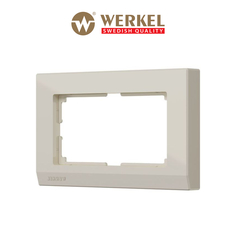 Рамка для двойной розетки Werkel W0081803 Stark слоновая кость пластик