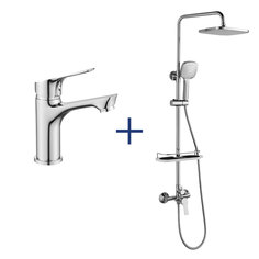 Комплект смесителей Rossinka RS29-80 "2 в 1"