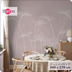 Фотообои флизелиновые 3d Bartonwall Цветы F01603-P 300х270 см