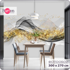 Фотообои флизелиновые 3d Bartonwall Абстракция Птицы 300х270 см M20403-Y
