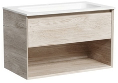 Тумба с раковиной Sancos Marmi 1.0 80х45 дуб галифакс натуральный