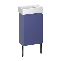 Подвесная тумба с раковиной и ножками для ванной Wellsee WC Area 221804005 в наборе 3 в 1