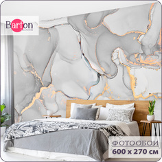Фотообои флизелиновые 3d Bartonwall Мраморр Флюид 600х270 см M03206