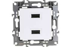 Зарядное устройство USB ЭРА 12-4110-01, 230В/5В-2100мА, IP20, белый Б0027491 ERA