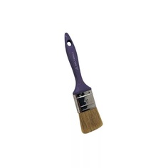 Кисть со смешанной светлой щетиной, фиолетовая ручка, Делтаролл, 40х13,5 мм Deltaroll