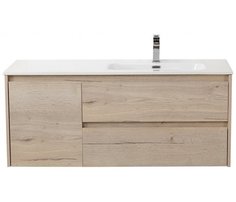 Тумба с раковиной BelBagno Kraft 120-BB1200ETL-R Rovere Galifax Bianco