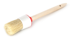 Кисть круглая 40 мм, натур.щетина, дерев.ручка Zolder Standart / 100103k / 12 / 300