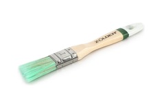 Кисть для антисептиков и лазурей плоская 25 х 12 мм, смеш.щетина, пластм.ручка Zolder 1281