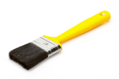 Кисть для алкидных эмалей и грунтовок плоская 70 х 14 мм, искусств.щетина, пластм.ручка Zo Zolder