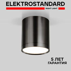 Накладной светодиодный светильник Elektrostandard DLR024 6W 4200K черный жемчуг