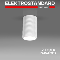 Накладной точечный потолочный светильник Elektrostandard Spike DLN112 GU10 белый