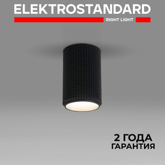 Накладной точечный потолочный светильник Elektrostandard Spike DLN112 GU10 черный