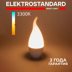 Светодиодная лампа Elektrostandard Свеча на ветру BLE1434 CA37 Е14 7W 3300К теплый белый