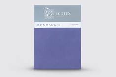 Простыня Ecotex Моноспейс 1,5 спальная, 150x215, сатин-премиум, синий