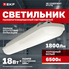 Светильник светодиодный пылевлагозащищенный ДСП-1008 Айсберг-Э 18Вт 6500К EKF