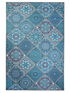 Ковер Cleopatra Розетта Дижитал 100x150 см голубой