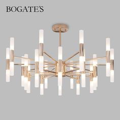 Умная потолочная люстра Bogates Bastone 351 Smart G4 золото Мinimir Home