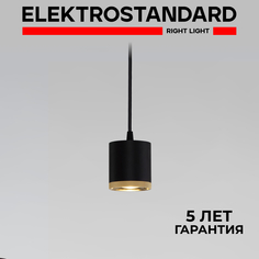 Подвесной светильник Elektrostandard Lead 50243 LED 12W 4200K чёрный с металл. плафоном