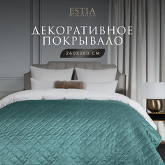 Покрывало Estia ВИЛЕН голубое 240х260