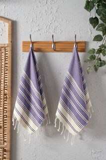 Полотенца кухонные с бахромой 38x68 Zigzag 2 шт. Arya