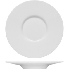 Блюдце Bauscher Пьюрити 160х160х20мм, фарфор, белый