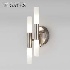Бра настенное с выключателем на корпусе Bogates Bastone 347/4 G4 никель