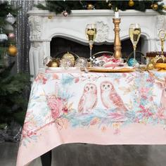 Набор столовый Pink magic: скатерть 150х110см +/-3см с ГМВО, салфетки 40х40см-4 шт, хл100% Этель
