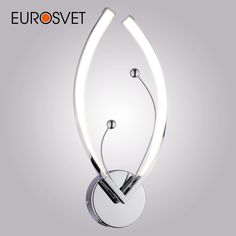 Настенный светодиодный светильник Eurosvet Fiona 90056/1 хром 4200 К 12 Вт