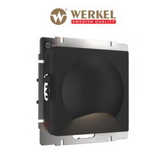 Встраиваемая LED подсветка Werkel лестницы коридора Moon W1154408 черный матовый 4000 К