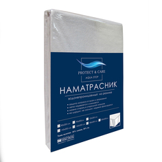 Наматрасник PROTECT&CARE аквастоп резинка по углам 180х200 см белый 107832