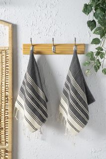 Полотенца кухонные с бахромой 38x68 Zigzag 2 шт. Arya