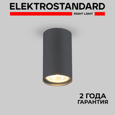 Накладной точечный потолочный светильник Elektrostandard 1081 GU10 GR графит