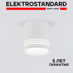 Накладной светодиодный светильник Elektrostandard Topper DLR032 6W 4200K белый матовый