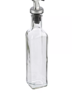 Бутылка для масла/уксуса 280 мл стеклянная с дозатором Mallony