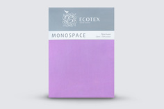 Простыня Ecotex Моноспейс 1,5 спальная, 150x215, сатин-премиум, фиолетовый
