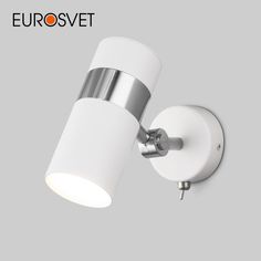 Спот настенный с выключателем Eurosvet Viero 20096/1 GU10 белый/хром