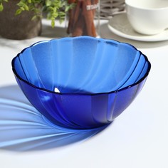 Салатник Ca del vetro, Sea Brim, d=19 см, стекло, цвет синий