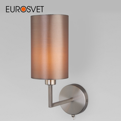 Бра Eurosvet Soffio 60134/1 никель с бежевым абажуром из ткани E14