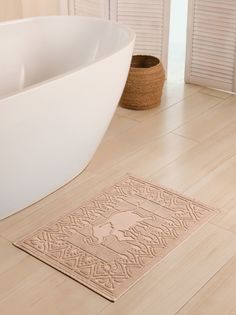 Коврик для ванной комнаты 50х70 Boho, полотенце для ног Arya