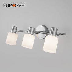 Настенный светильник с поворотными плафонами Eurosvet 20089/3 хром