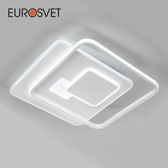 Потолочный светильник Eurosvet Caroline 90255/1 белый светодиодный